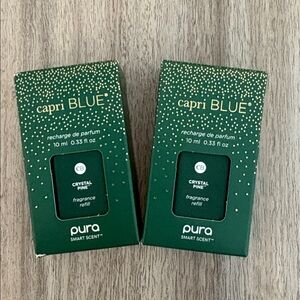 Pura Capri Blue Crystal Pine Fragrance Refill New in Box Set of 2